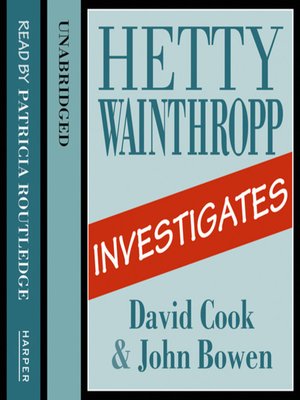 cover image of Investigates